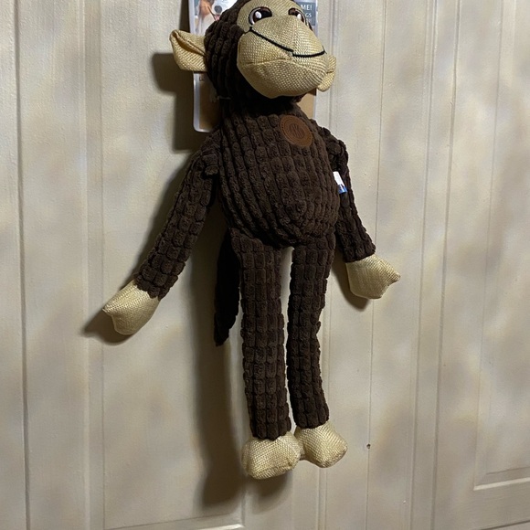 AKC American Kennel Club Monkey 16” Dog   Toy With Squeaker - Picture 6 of 6